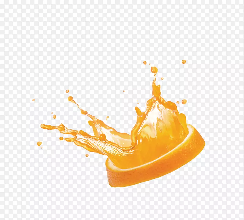 橙汁冲泡水果-创意橙汁