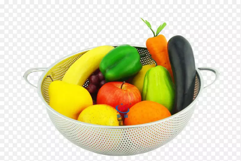 水果、素食、食物、蔬菜-沥干容器