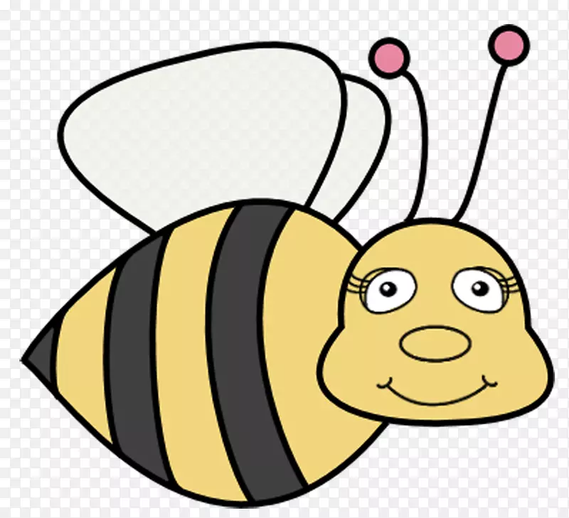 蜜蜂绘画剪贴画.卡通蜜蜂