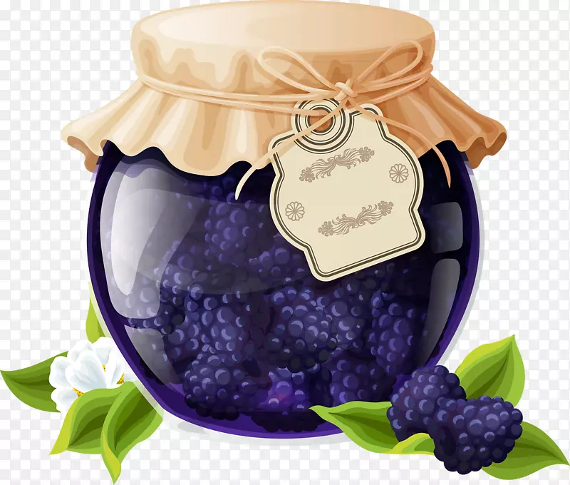 水果防腐剂瓶存货摄影插图.蓝莓酒葡萄