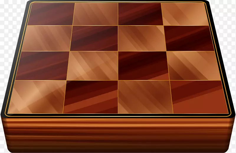 木象棋-棕色咖啡桌