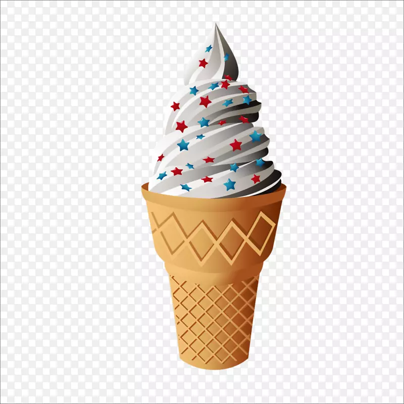 冰淇淋筒巧克力冰淇淋蛋糕-冰淇淋