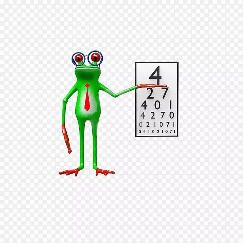 验光眼科眼镜光学卡通青蛙