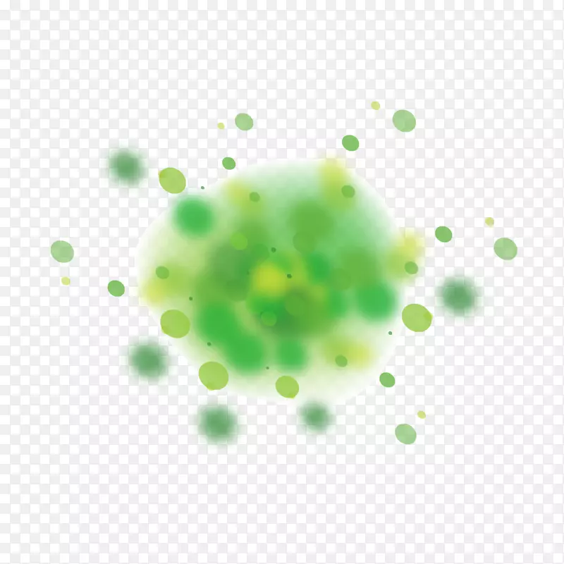 绿波圆点-密集波绿点