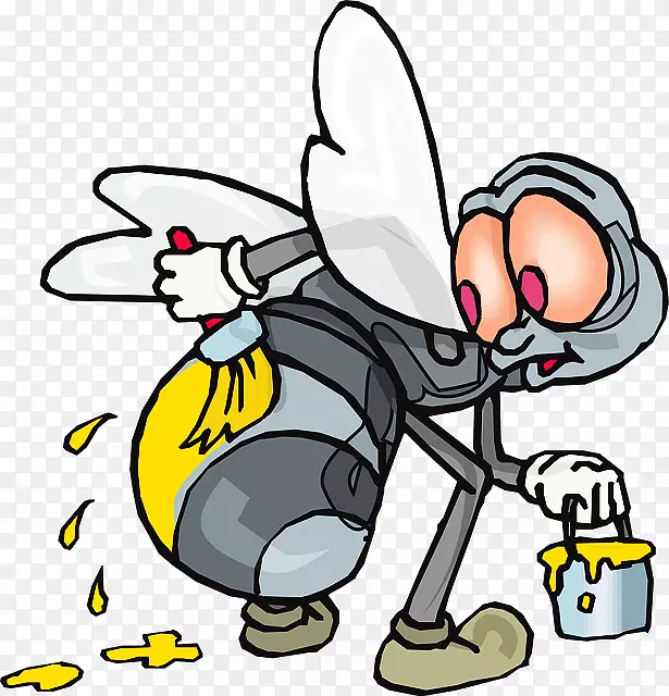 蜜蜂绘画剪贴画-卡通蜜蜂