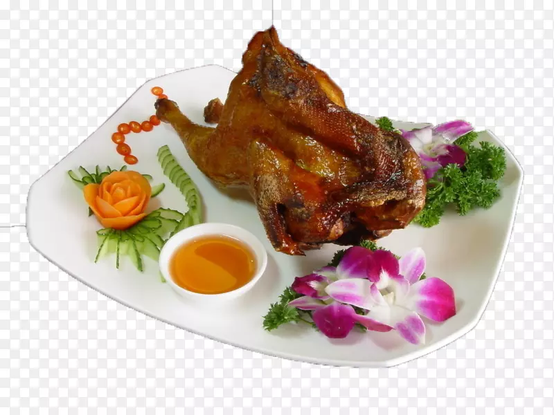 泰国烤鸡Zakuski鸡肉一只鸡