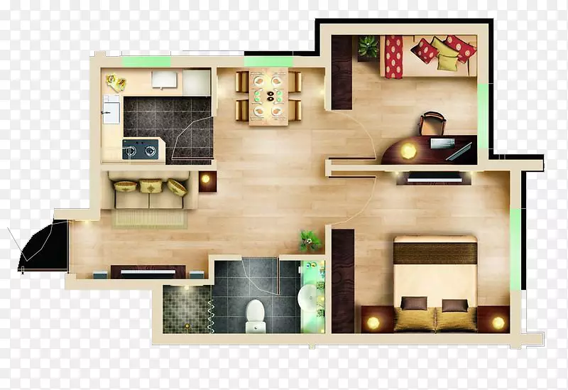 室内设计服务房屋图则-卧室房屋图则