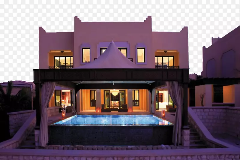 迪拜香格里拉酒店，Qaryat al beri chi，香格里拉酒店和度假村的温泉浴场阿布扎比香格里拉酒店