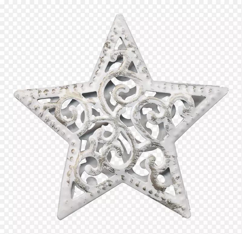 银金属图标-银金属五角星