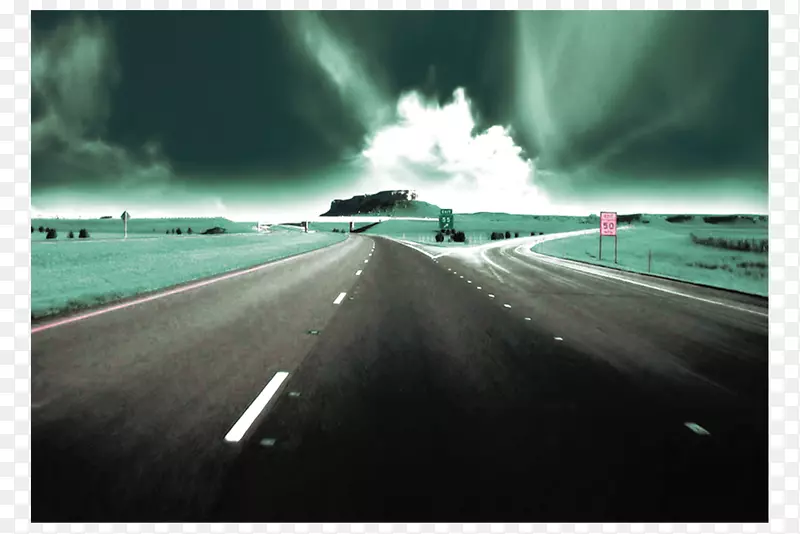 梅赛德斯-奔驰c级豪华车海报-美丽的车道