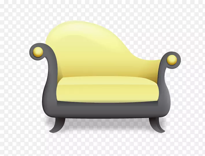 座椅图标-黄色座椅图标