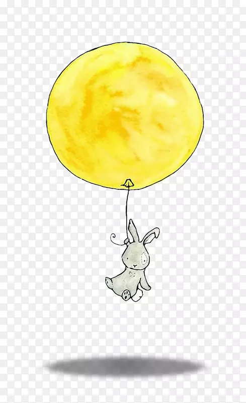 月兔下载图标-月亮气球