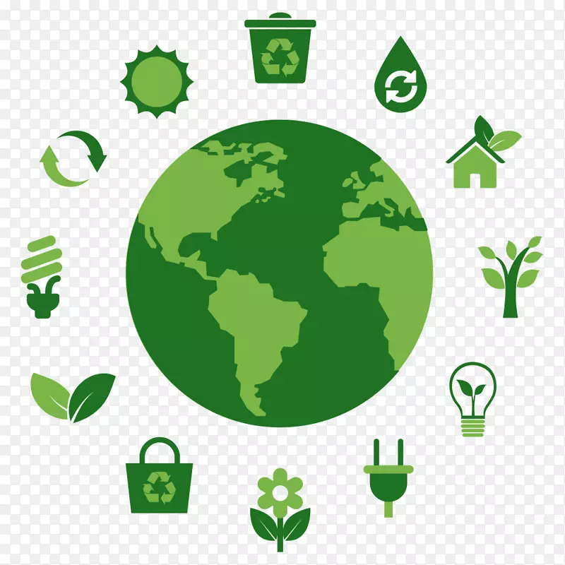 回收符号回收废物最小化.能源和环境保护