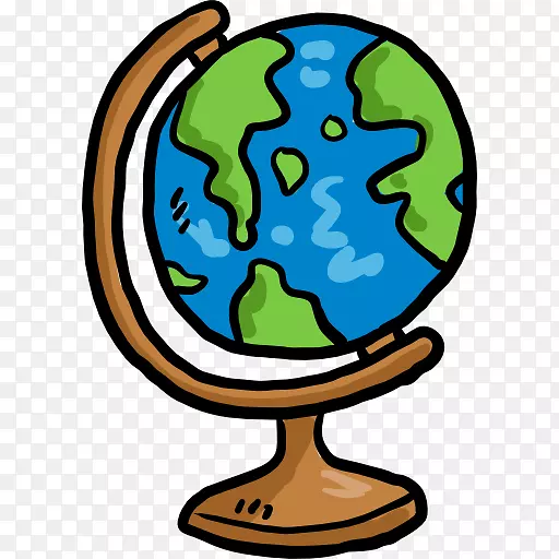 地球剪贴画-地球仪