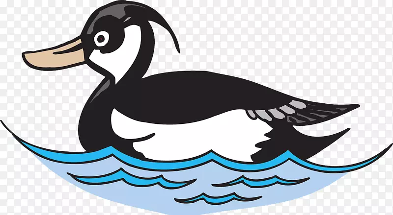 鸭夹艺术-黑色鸭子