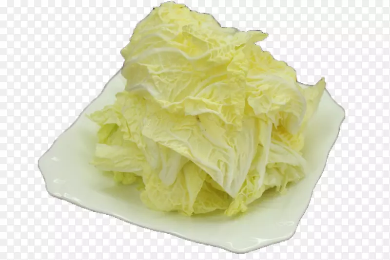 大白菜叶菜-一盘卷心菜