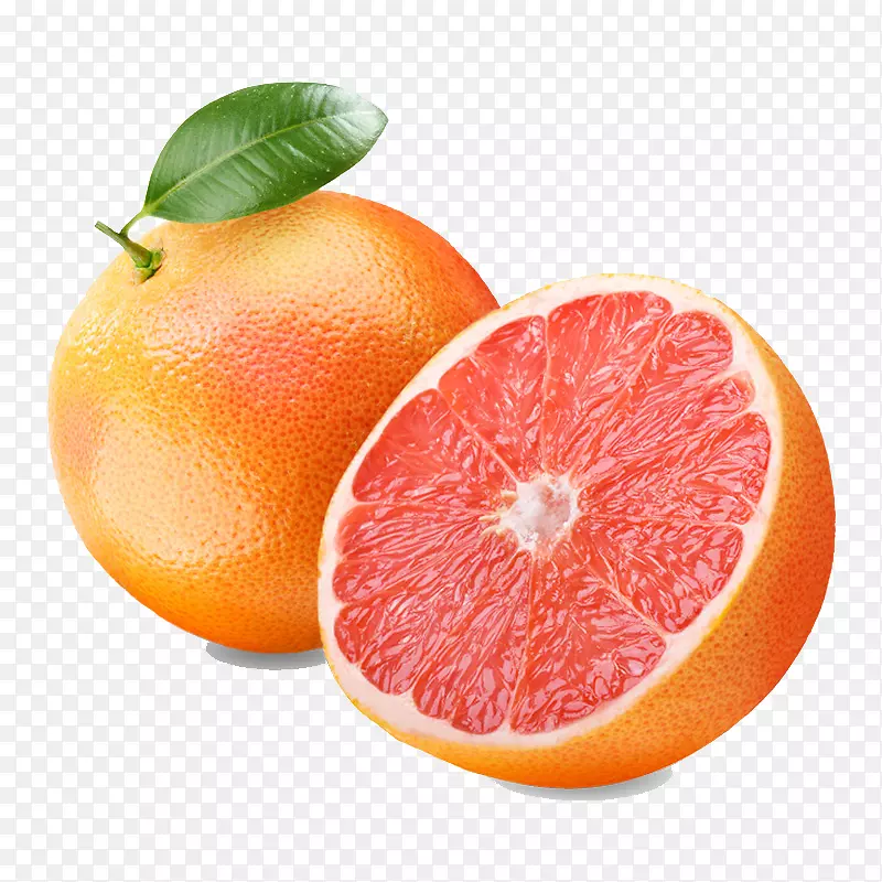 柚子，橘子，柠檬，牛角酮-新鲜葡萄柚特写