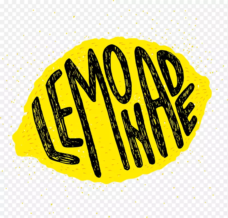 当生活给你柠檬时，让柠檬水画出来-画柠檬字。