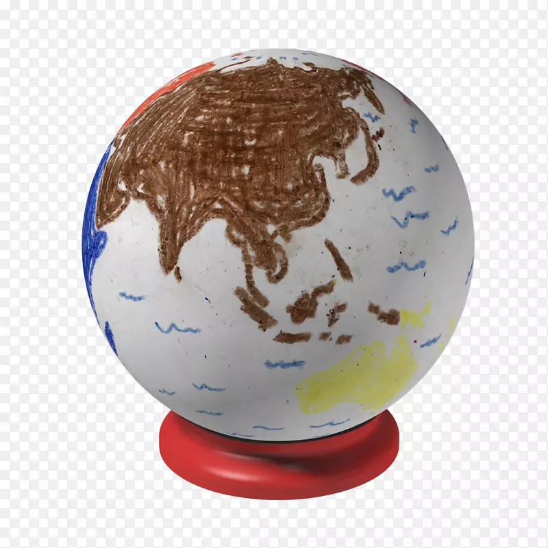 地球三维空间三维球体世界地球仪