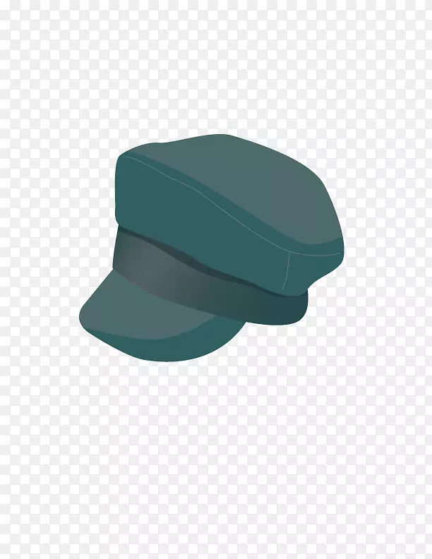 帽子绿色字体-爷爷帽子