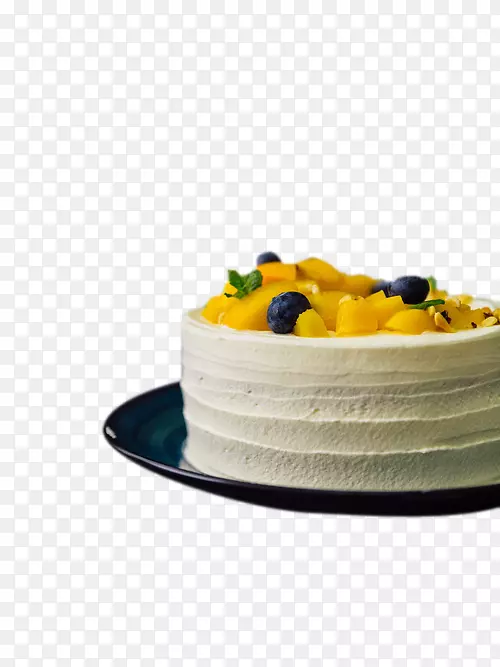 芝士蛋糕奶油甜点芒果芝士蛋糕