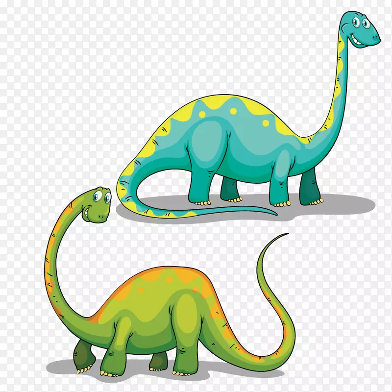 暴龙恐龙免版税插图-长颈恐龙