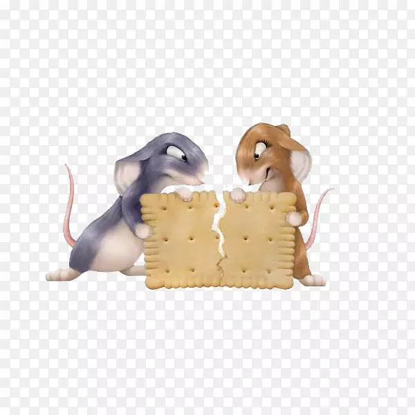 棕色老鼠-卡通夫妇老鼠饼干
