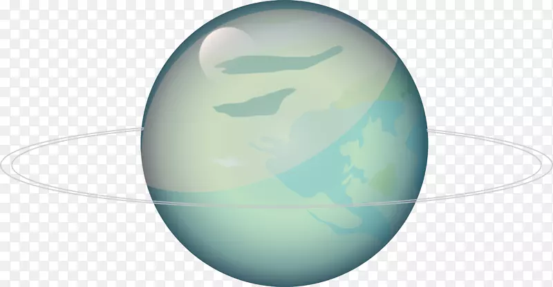 地球球体天空壁纸-行星环