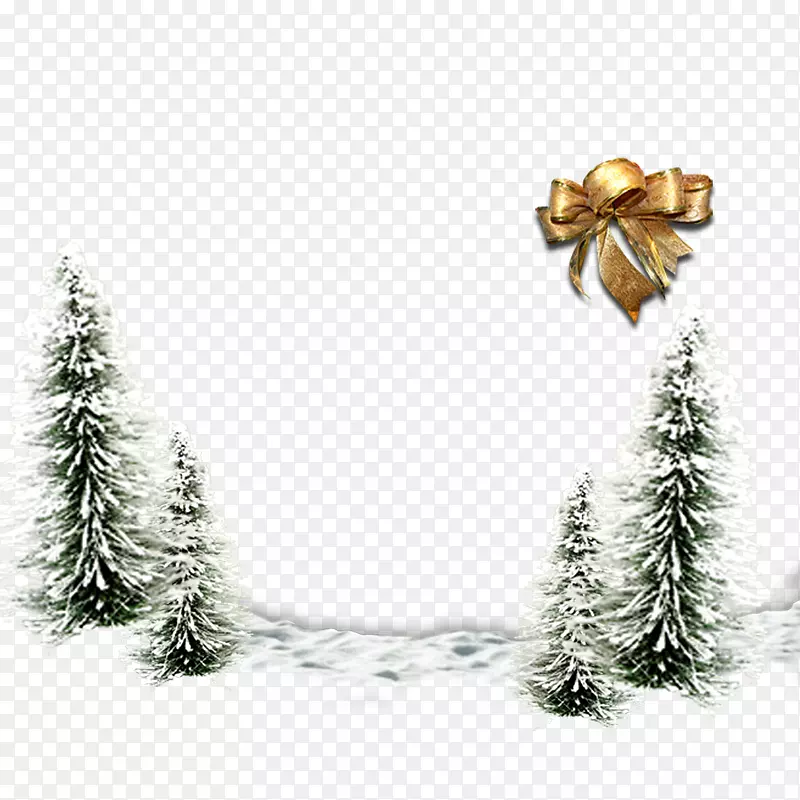 圣诞树墙纸-冬季树
