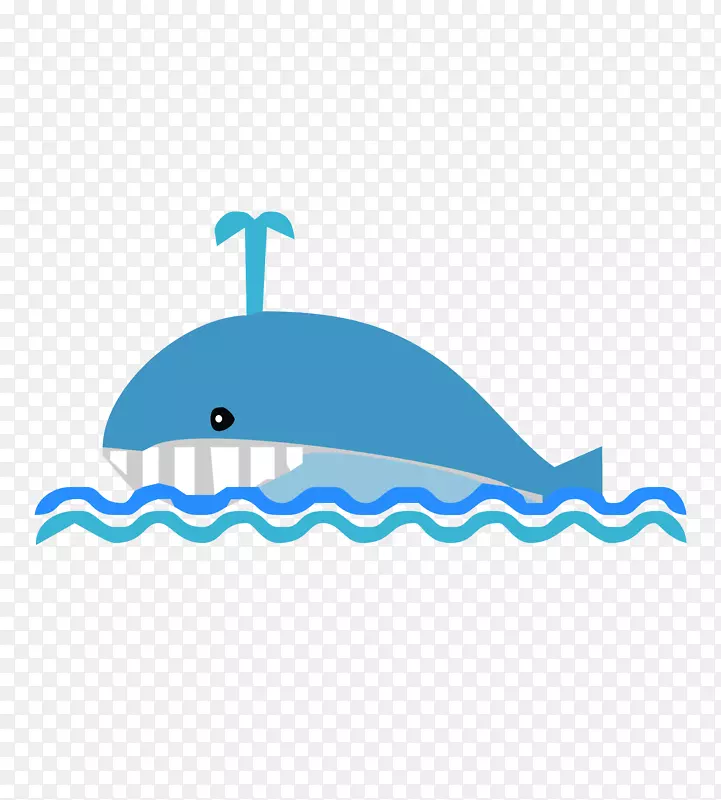 蓝鲸手绘鲸