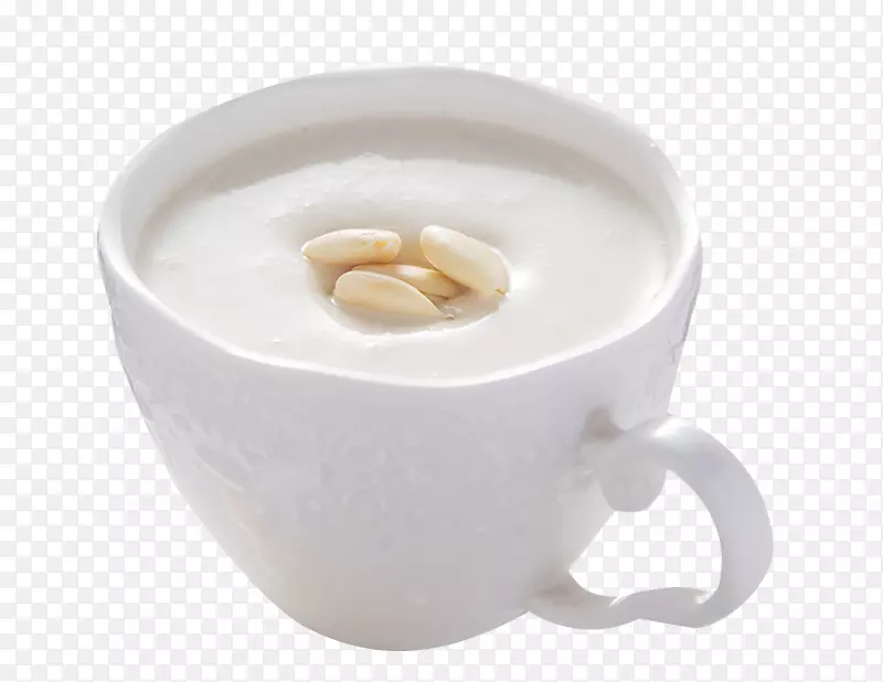 茶拿铁咖啡牛奶咖啡厅早餐杏仁粉早餐