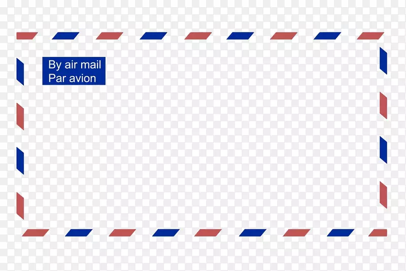 信纸信封航空邮件信封元件