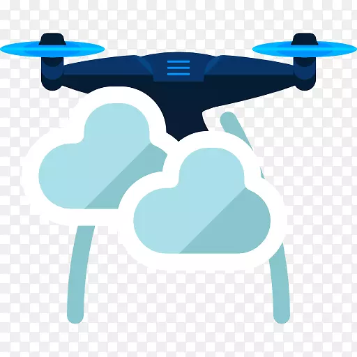 飞机无人驾驶飞行器-无人机竞赛图标-飞机