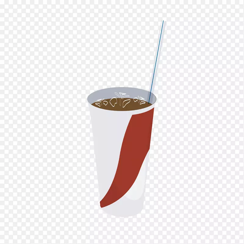 奶昔咖啡杯咖啡风味快餐可乐杯图形