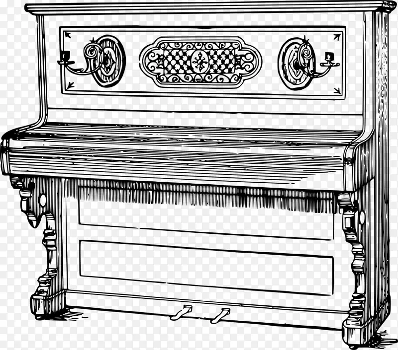 钢琴音乐键盘剪辑艺术木制钢琴