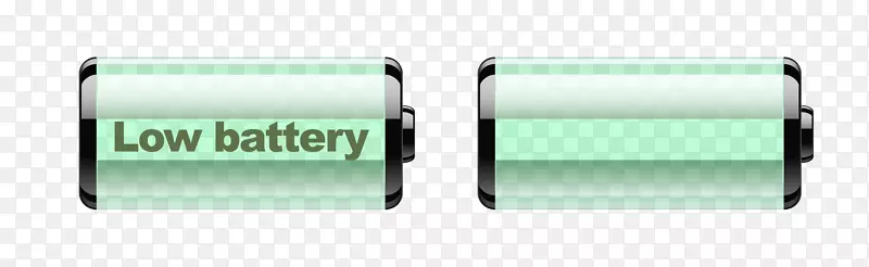 下载电池-卡通手绘绿色电池过程