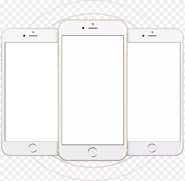 智能手机-边框白色iphone应用程序