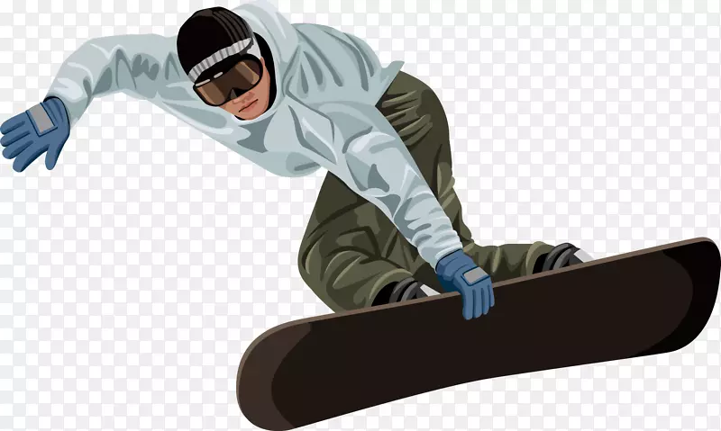 滑雪板剪贴画滑板
