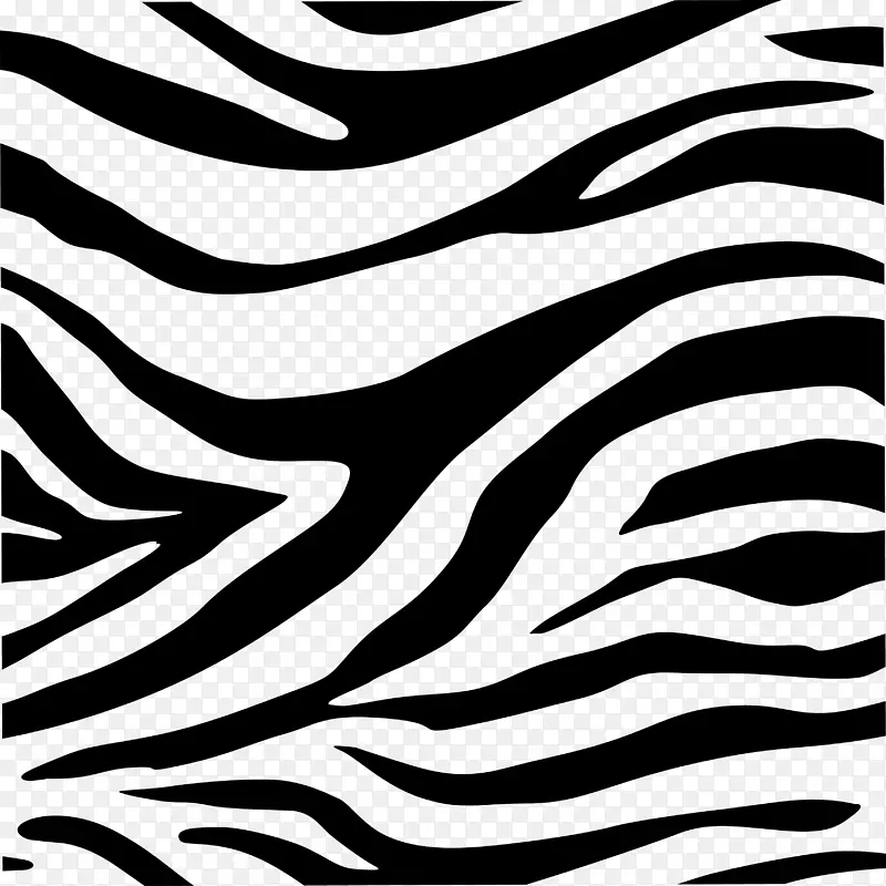斑马餐巾纸猎豹动物印黑色斑马