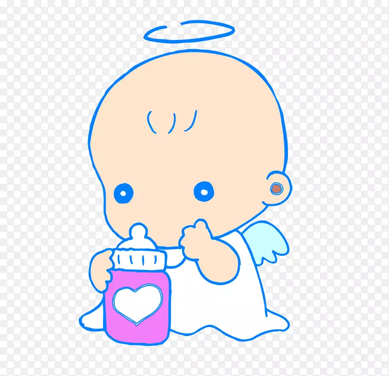 婴儿奶瓶婴儿天使婴儿奶