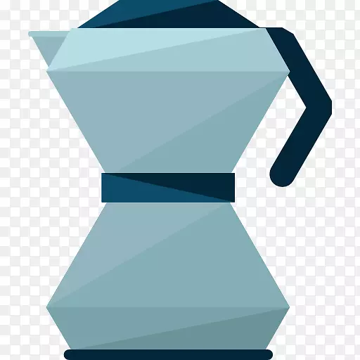 可伸缩图形咖啡机图标-水壶