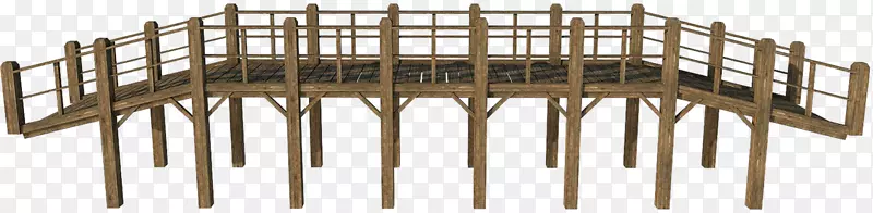 木桥木夹艺术木桥