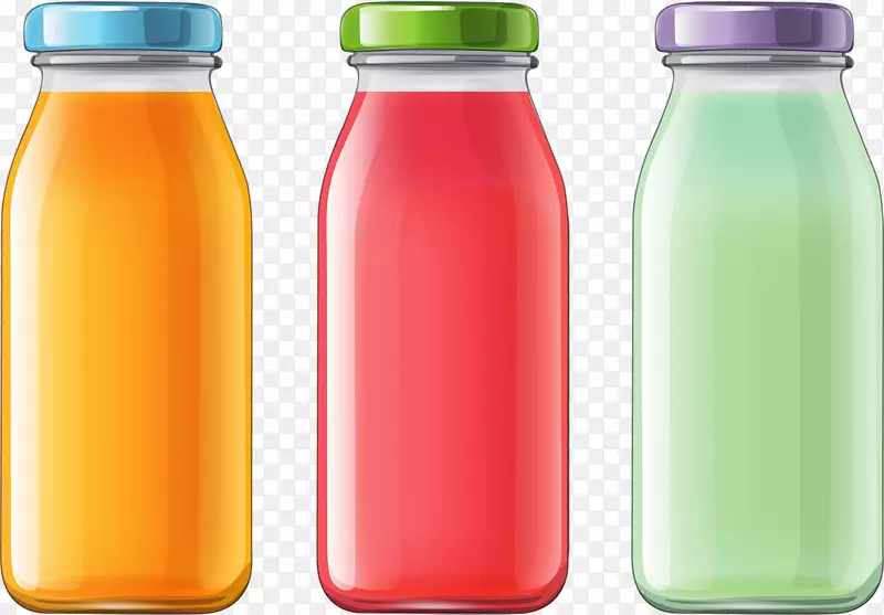 玻璃瓶饮料瓶装水颜色