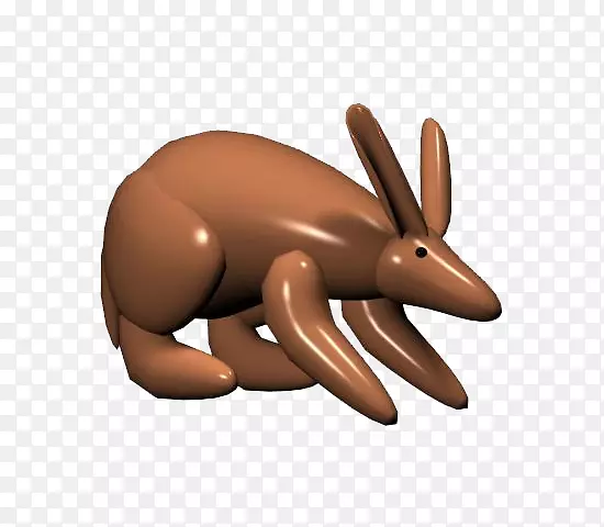 兔袋鼠棕褐色袋鼠