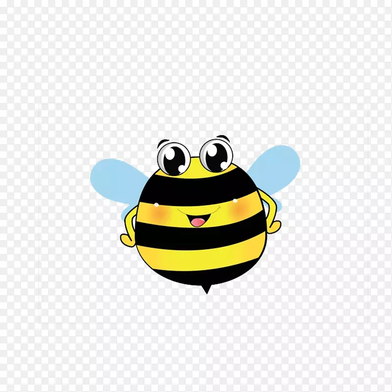 大黄蜂卡通-可爱的蜜蜂