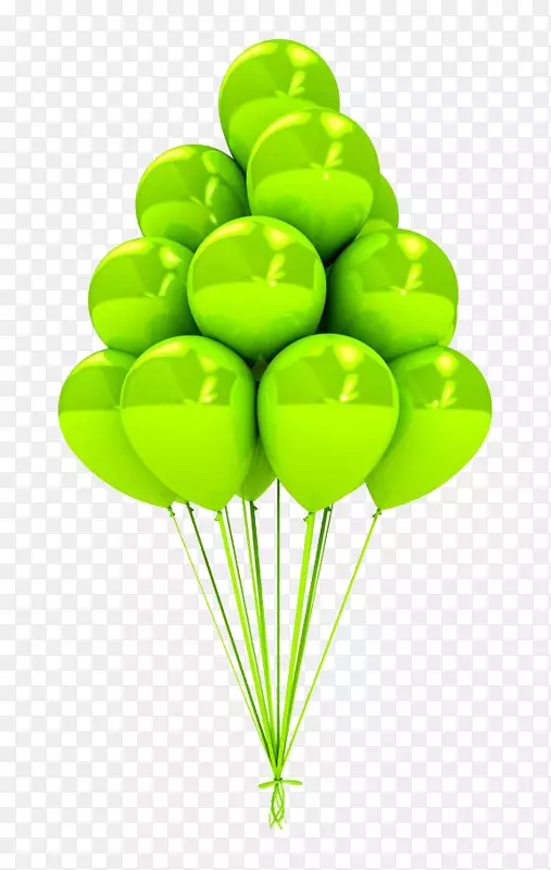 气球-绿色气球