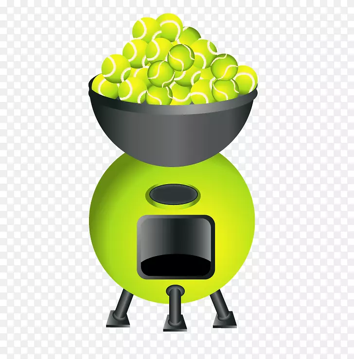 网球运动器材球拍-绿色网球