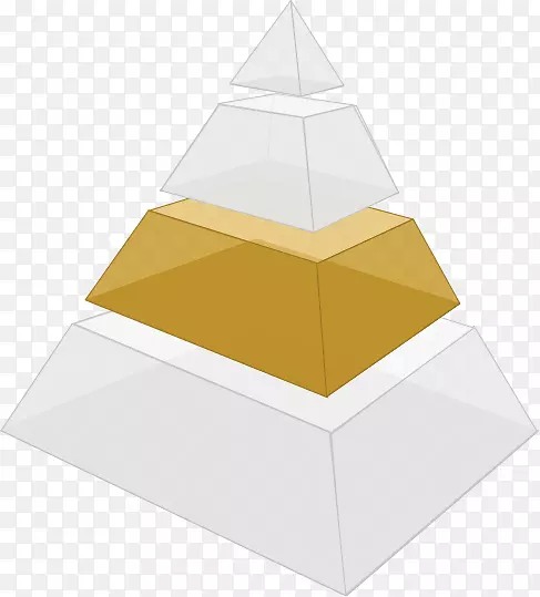 三角形黄金字塔ppt元素