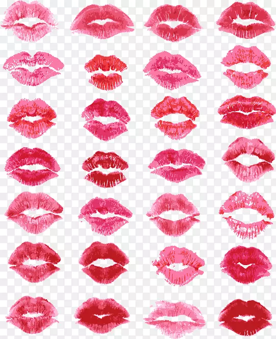 亲吻口红摄影-免费-多种口红载体