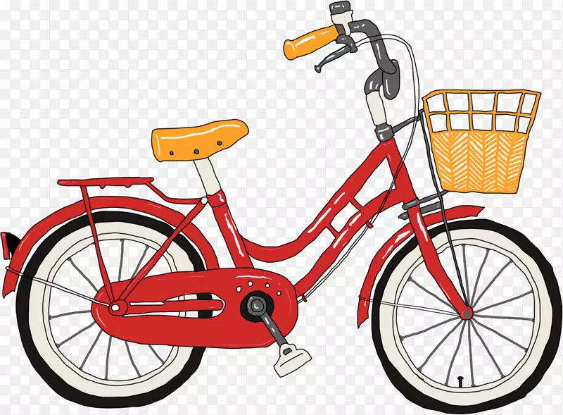 自行车摩托车图标-自行车
